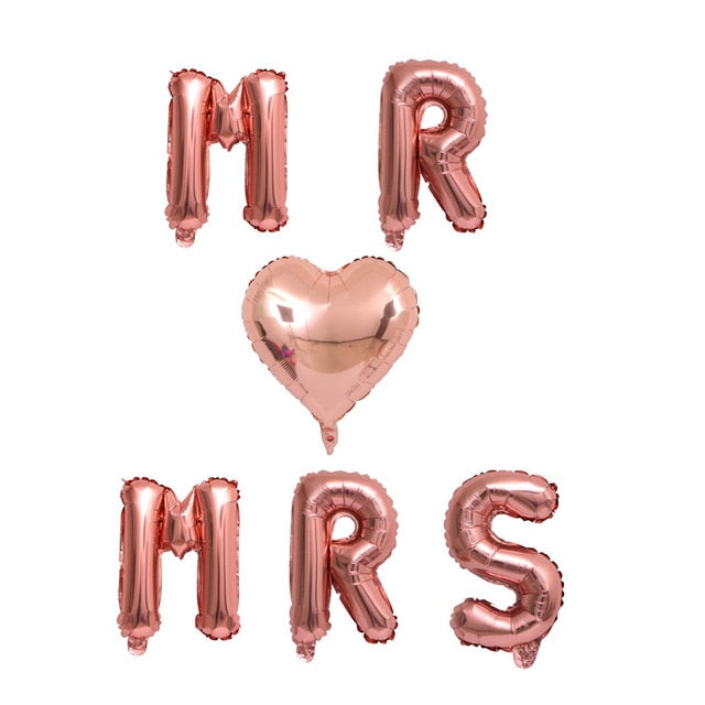 16inch Rose Gold Bride Ballons To Be Foil Letter Balloons Wedding Bachelorette Party Decorations Hen Party Accessories Supplies