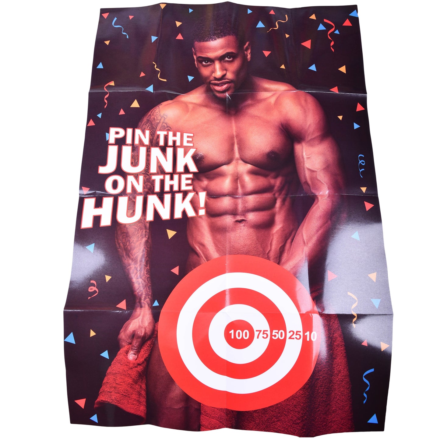 SHENGYI Pin The Junk on The Hunk Bridal Party Bachelorette Party Games Girls Bachelor Party Supplies Hen Night Bachelorette