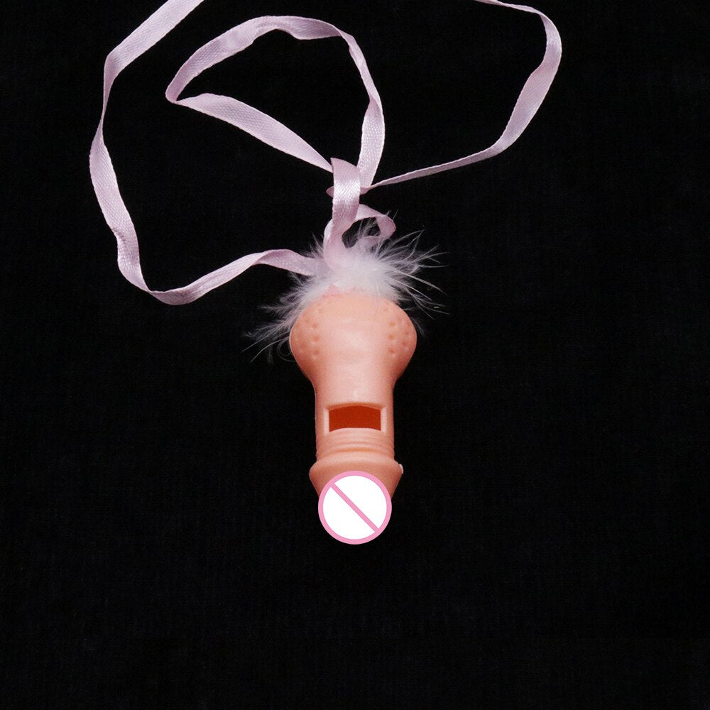 10pcs Funnying Whistle Hen Party Whistling Cock Appeal Penis Nude Modelling With Feather Bird Appeal Penis For Bar Bachelorett