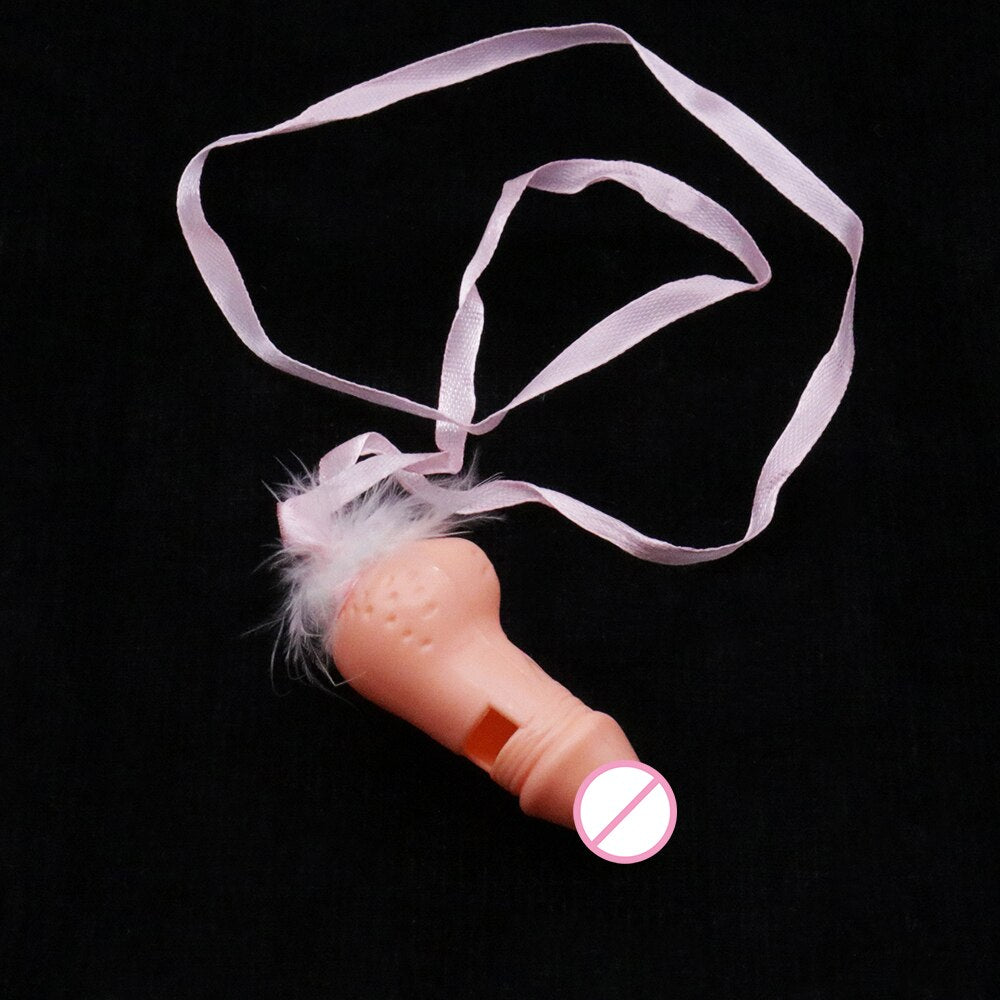 10pcs Funnying Whistle Hen Party Whistling Cock Appeal Penis Nude Modelling With Feather Bird Appeal Penis For Bar Bachelorett