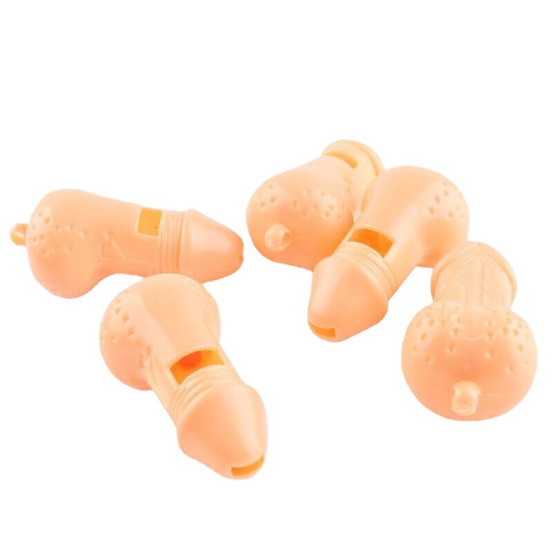 1/5pcs Bachelorette Party Whistles DIY Decoration Plastic Novelty Nude Funny Sex Toys For Bar Hen Night Party Supplies Penis