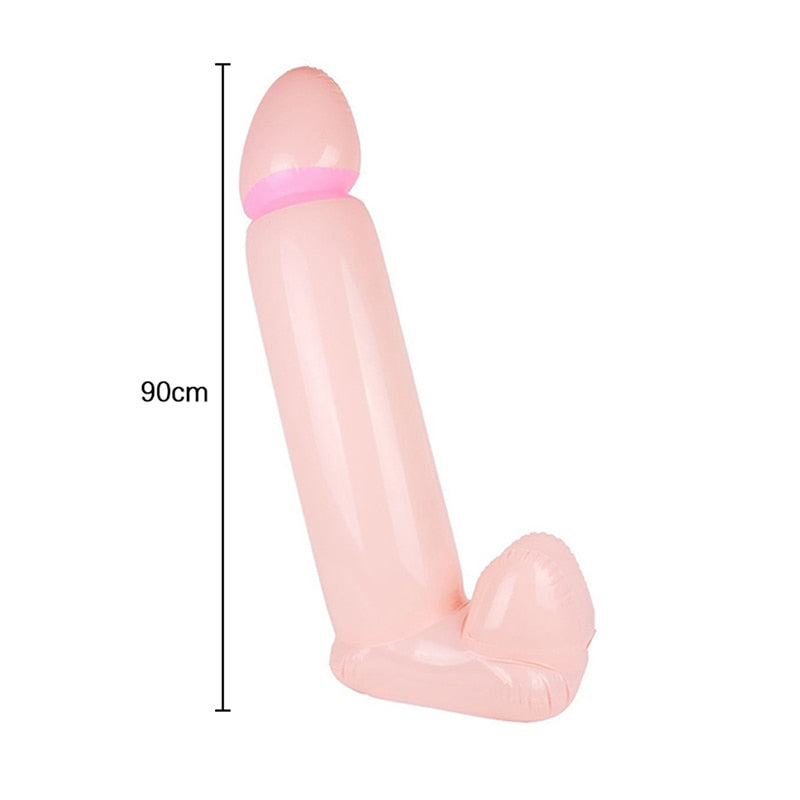 90 Cm Wiley Rope Loop Balloon Sex Toys Bachelor Party Decoration Inflatable Penis Chest Balloon Hen Night Adult Party Decoration