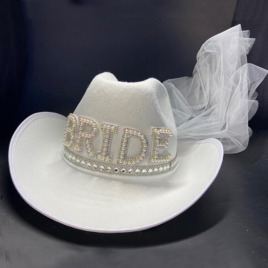 White  Bridal Hat