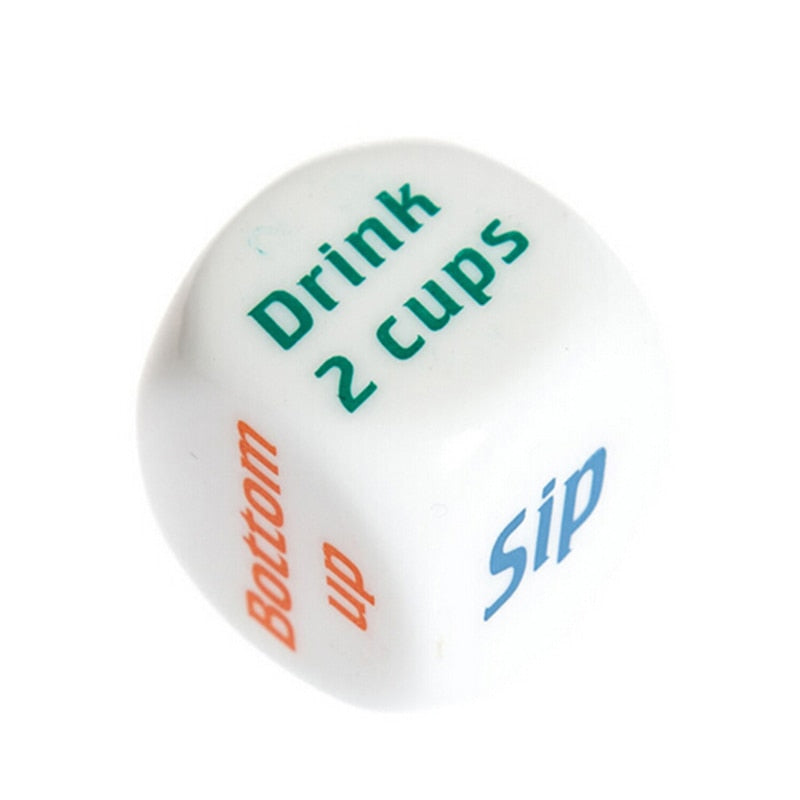 Funny Drinking Decider Game Dice 6 Side Party Favors Adults Bachelor KTV Pub Novelty Gift